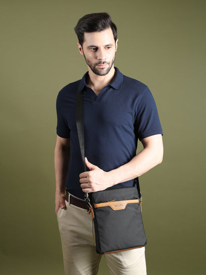 Classy Leather Bags Mark Canvas Side Messenger Bag - AVBL MRKT (2)