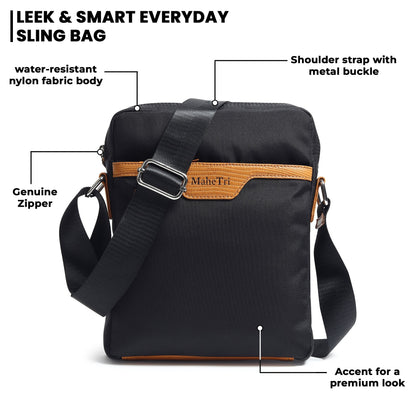Classy Leather Bags Mark Canvas Side Messenger Bag - AVBL MRKT (4)