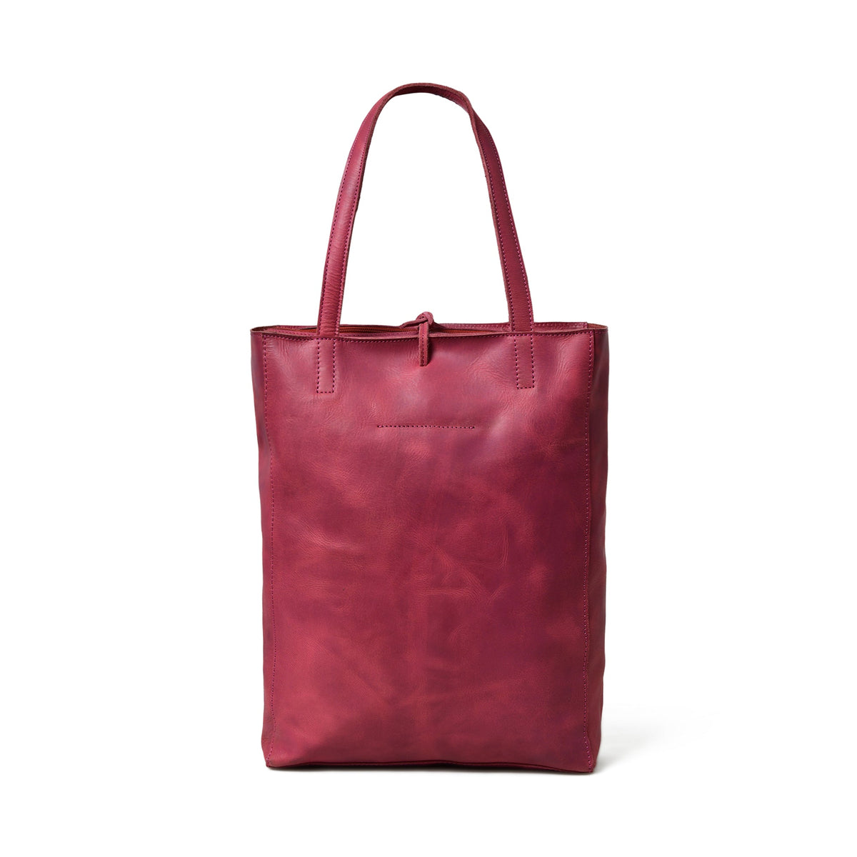 Classy Leather Bags Maroon Leather Tote Bag - AVBL MRKT (5)