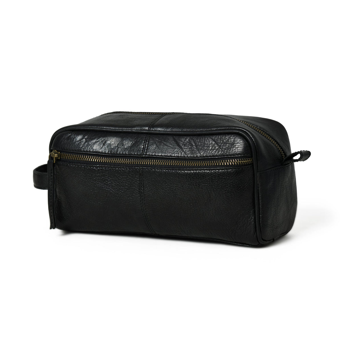 Classy Leather Bags Midnight Deluxe Toiletry Bag -Single Section - AVBL MRKT (1)