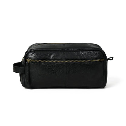 Classy Leather Bags Midnight Deluxe Toiletry Bag -Single Section - AVBL MRKT (3)