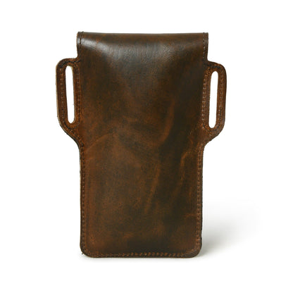 Classy Leather Bags Mobile Holster Case- Dark Brown - AVBL MRKT (5)