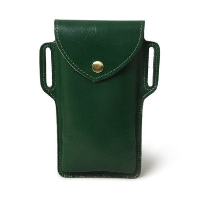 Classy Leather Bags Mobile Holster Case- Green - AVBL MRKT (1)