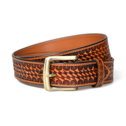 Classy Leather Bags Modern Western Leather Belt - AVBL MRKT (3)