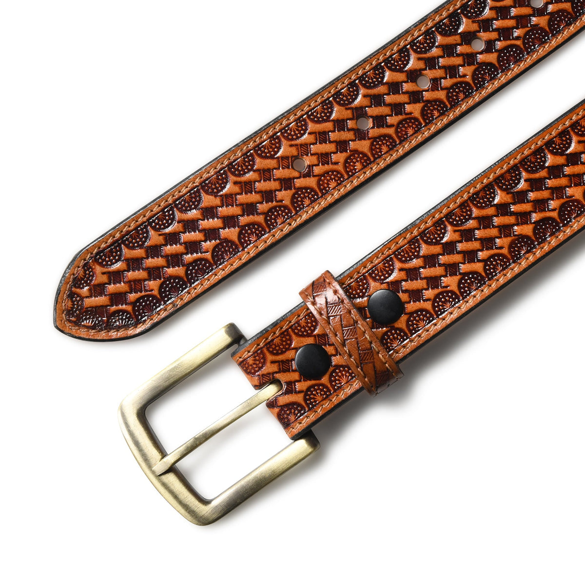 Classy Leather Bags Modern Western Leather Belt - AVBL MRKT (4)