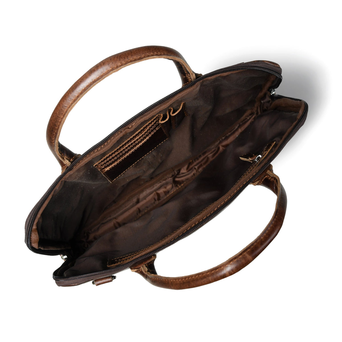 Classy Leather Bags Modernist Leather Laptop Bag- Brown - AVBL MRKT (4)