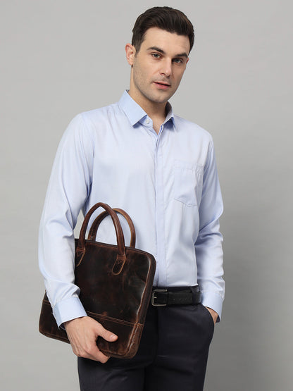 Classy Leather Bags Modernist Leather Laptop Bag-Dark Brown - AVBL MRKT (4)