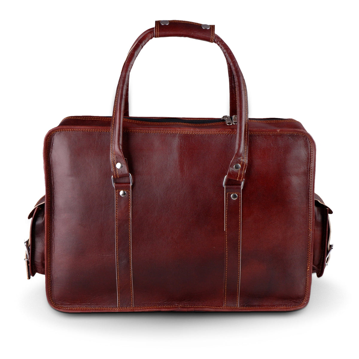 Classy Leather Bags Morgan Leather Briefcase - AVBL MRKT (3)