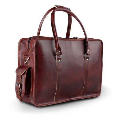 Classy Leather Bags Morgan Leather Briefcase - AVBL MRKT (4)