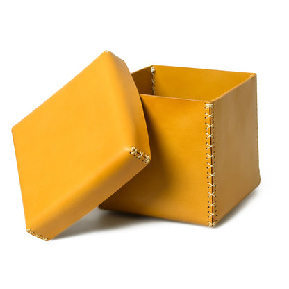 Classy Leather Bags Multi Utility Leather Storage Box - AVBL MRKT (1)