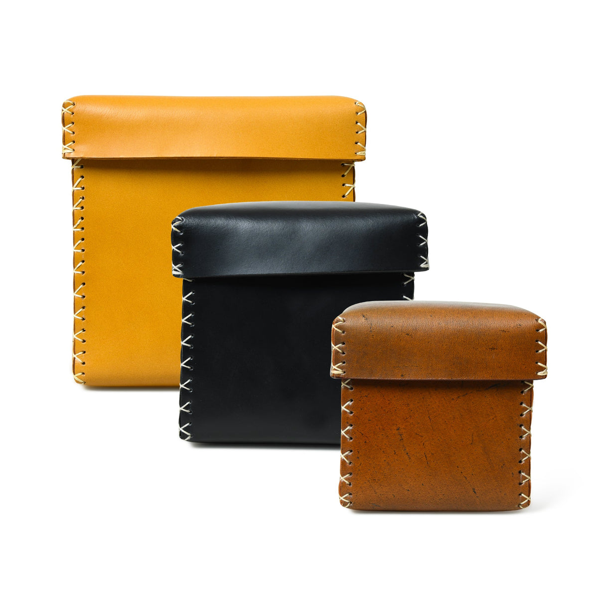 Classy Leather Bags Multi Utility Leather Storage Box - AVBL MRKT (4)