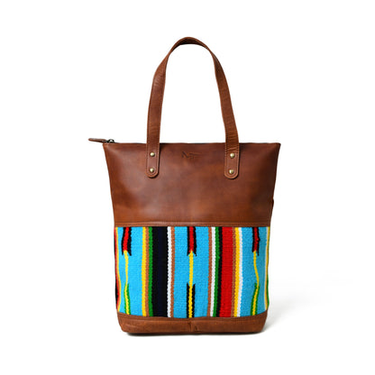 Classy Leather Bags Multicoloured Leather Tote Bag - AVBL MRKT (3)