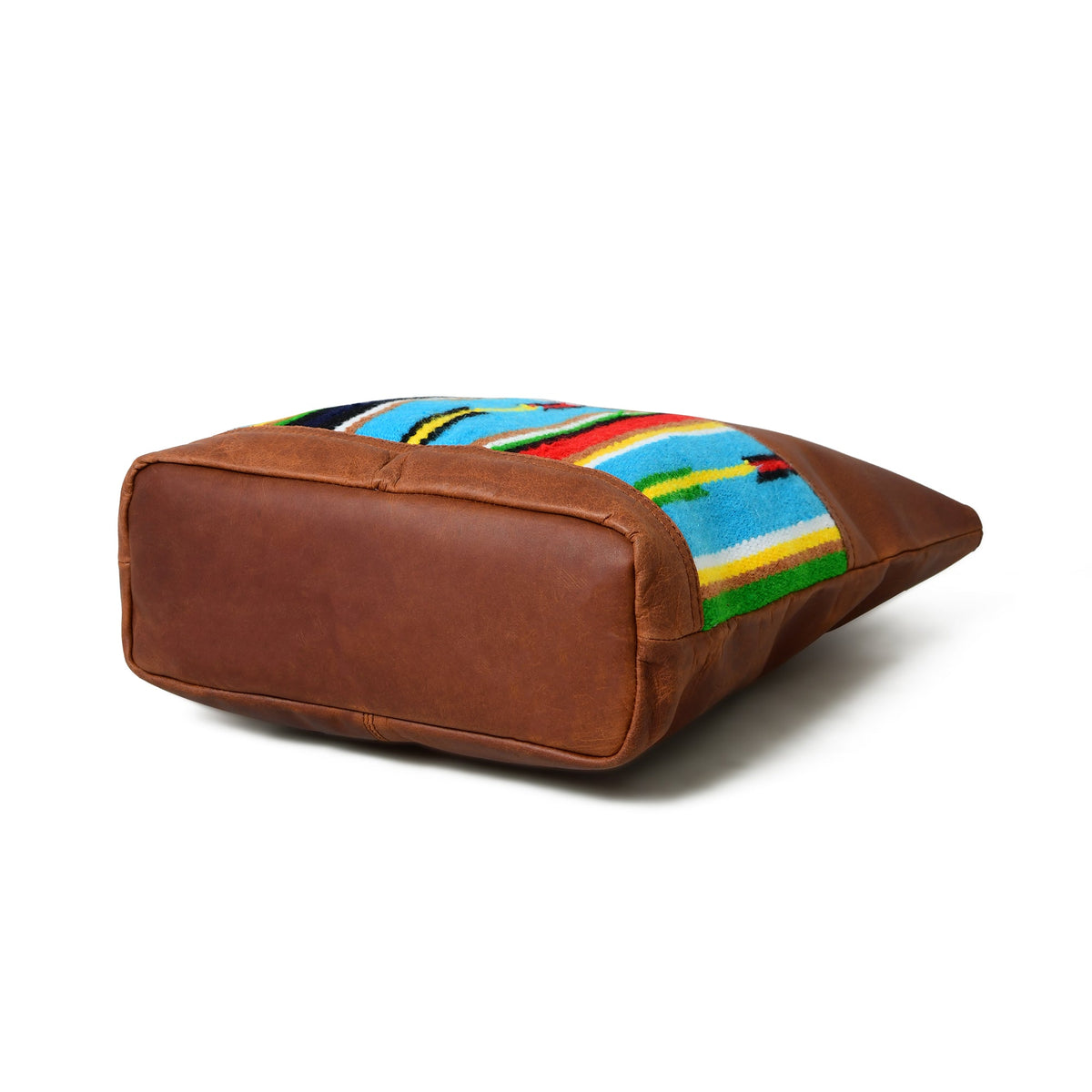Classy Leather Bags Multicoloured Leather Tote Bag - AVBL MRKT (8)