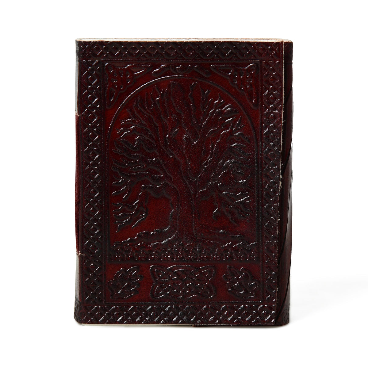 Classy Leather Bags Nature's Wisdom Leather Journal - AVBL MRKT (2)