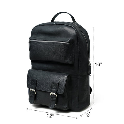 Classy Leather Bags NoirTrek Leather Backpack 2.0 - AVBL MRKT (11)