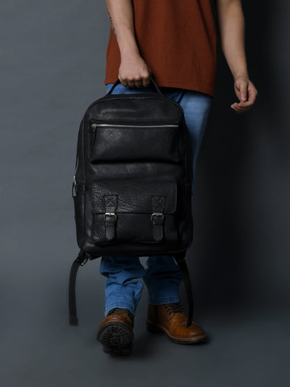 Classy Leather Bags NoirTrek Leather Backpack 2.0 - AVBL MRKT (2)