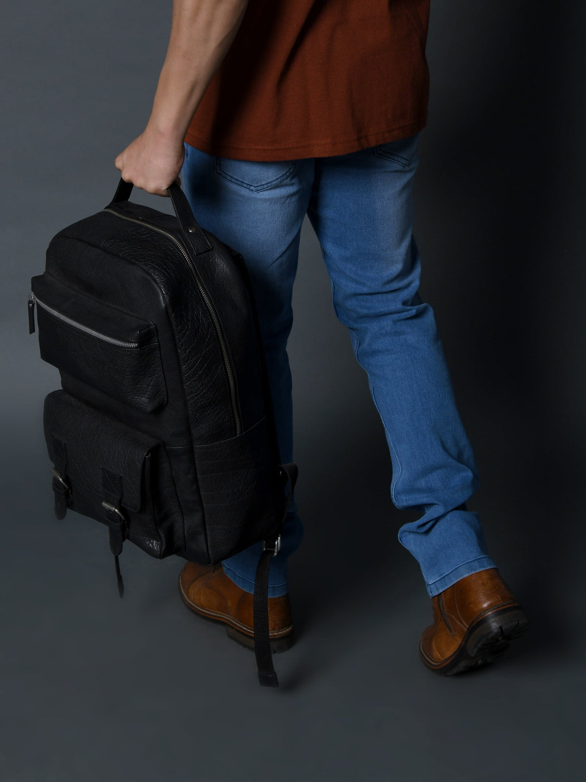 Classy Leather Bags NoirTrek Leather Backpack 2.0 - AVBL MRKT (4)