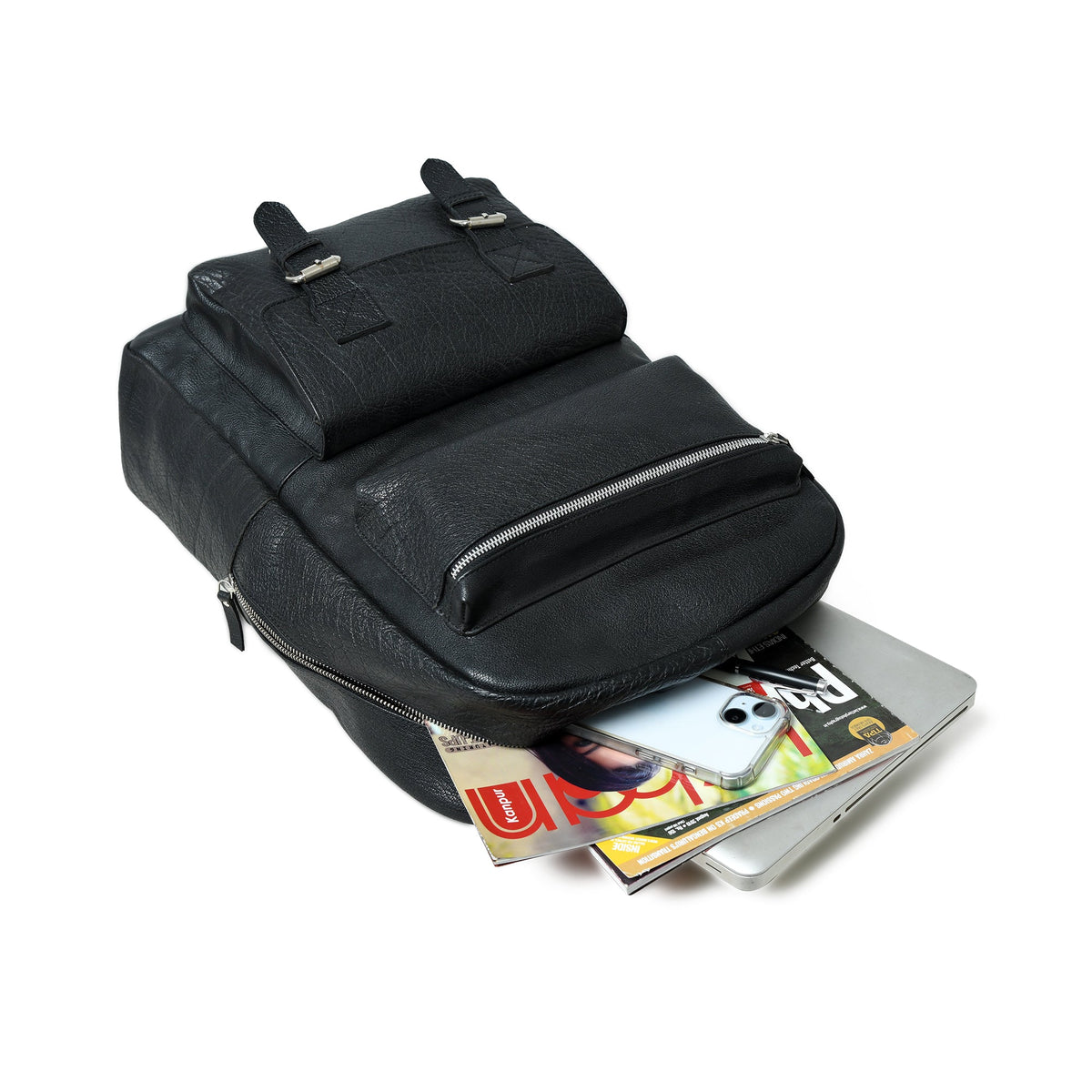 Classy Leather Bags NoirTrek Leather Backpack 2.0 - AVBL MRKT (6)