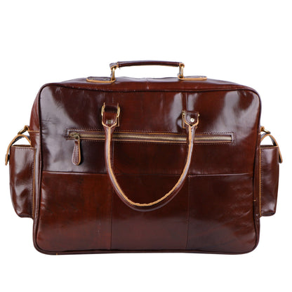 Classy Leather Bags Norman Cherry Red Briefcase - AVBL MRKT (5)
