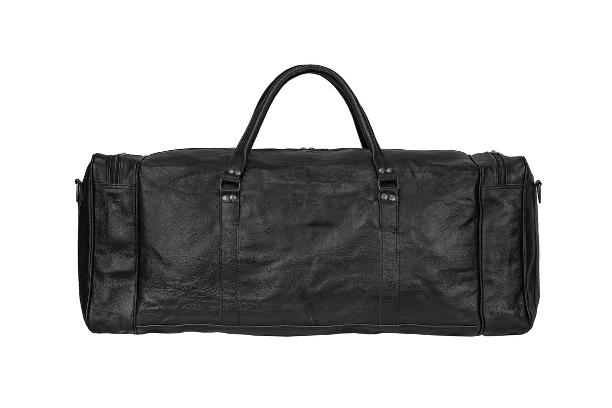 Classy Leather Bags Oversized Weekender Duffel Black - AVBL MRKT (3)