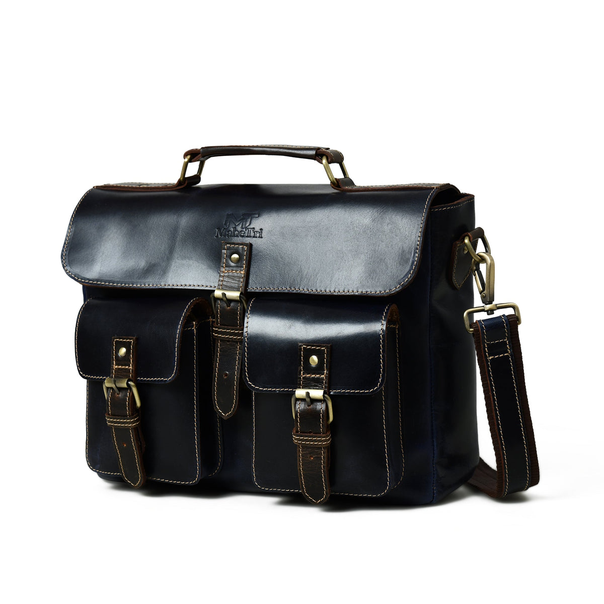 Classy Leather Bags Panther Laptop Messenger Bag - AVBL MRKT (3)