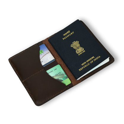 Classy Leather Bags PassportPlus Leather Cover- Dark brown - AVBL MRKT (2)
