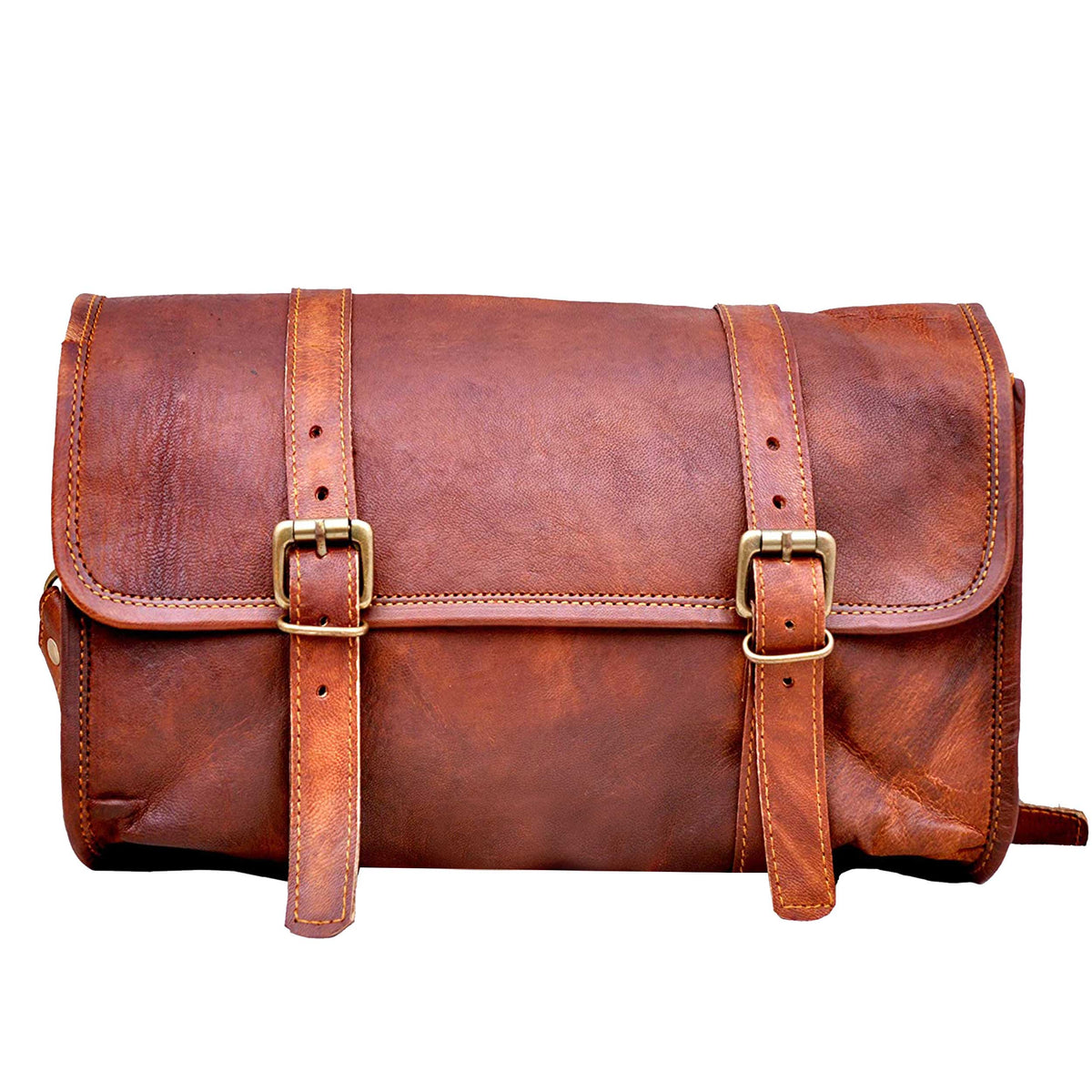 Classy Leather Bags Patrolman Motorbike Side Pouch - AVBL MRKT (1)