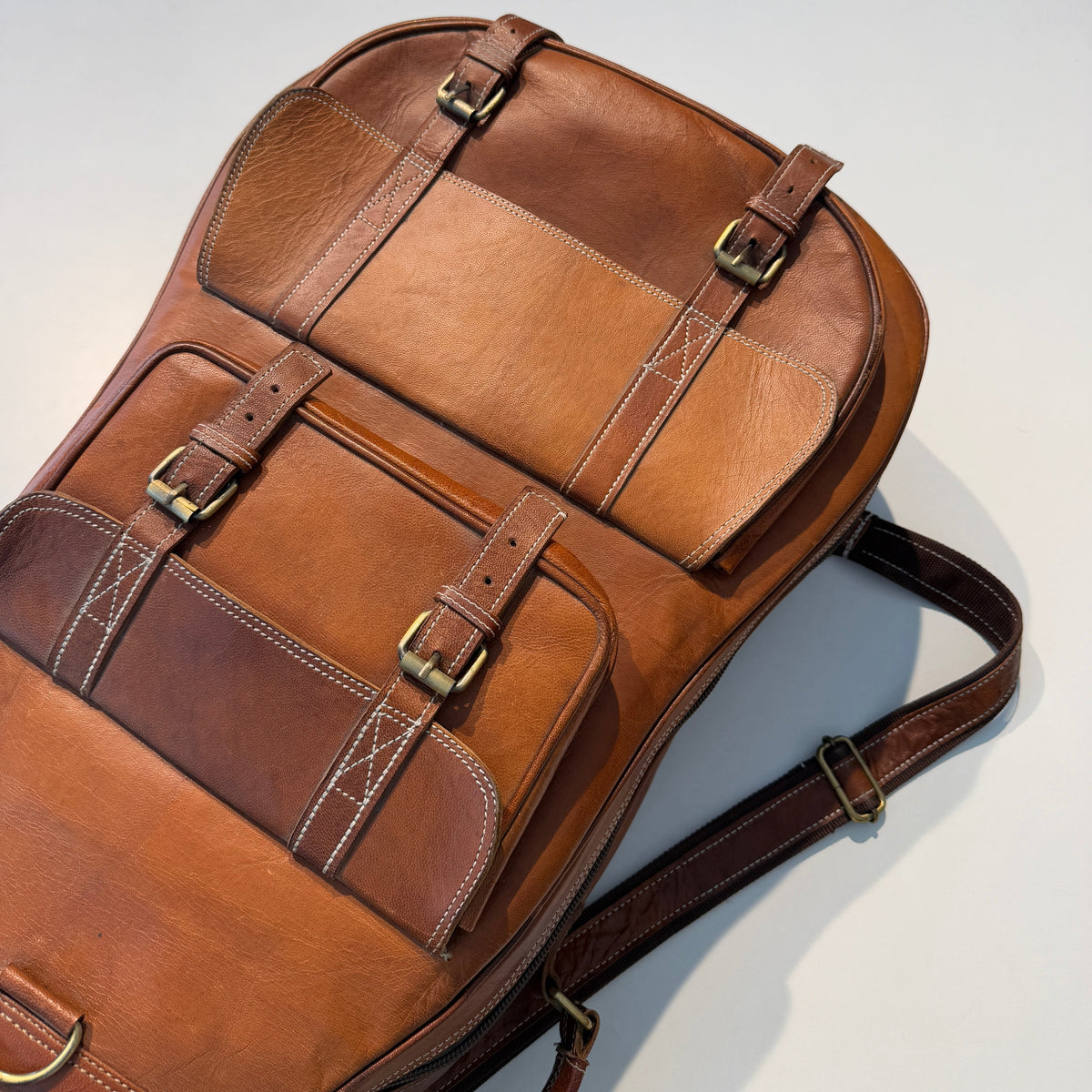 Classy Leather Bags Personalized Leather Guitar Case - AVBL MRKT (3)