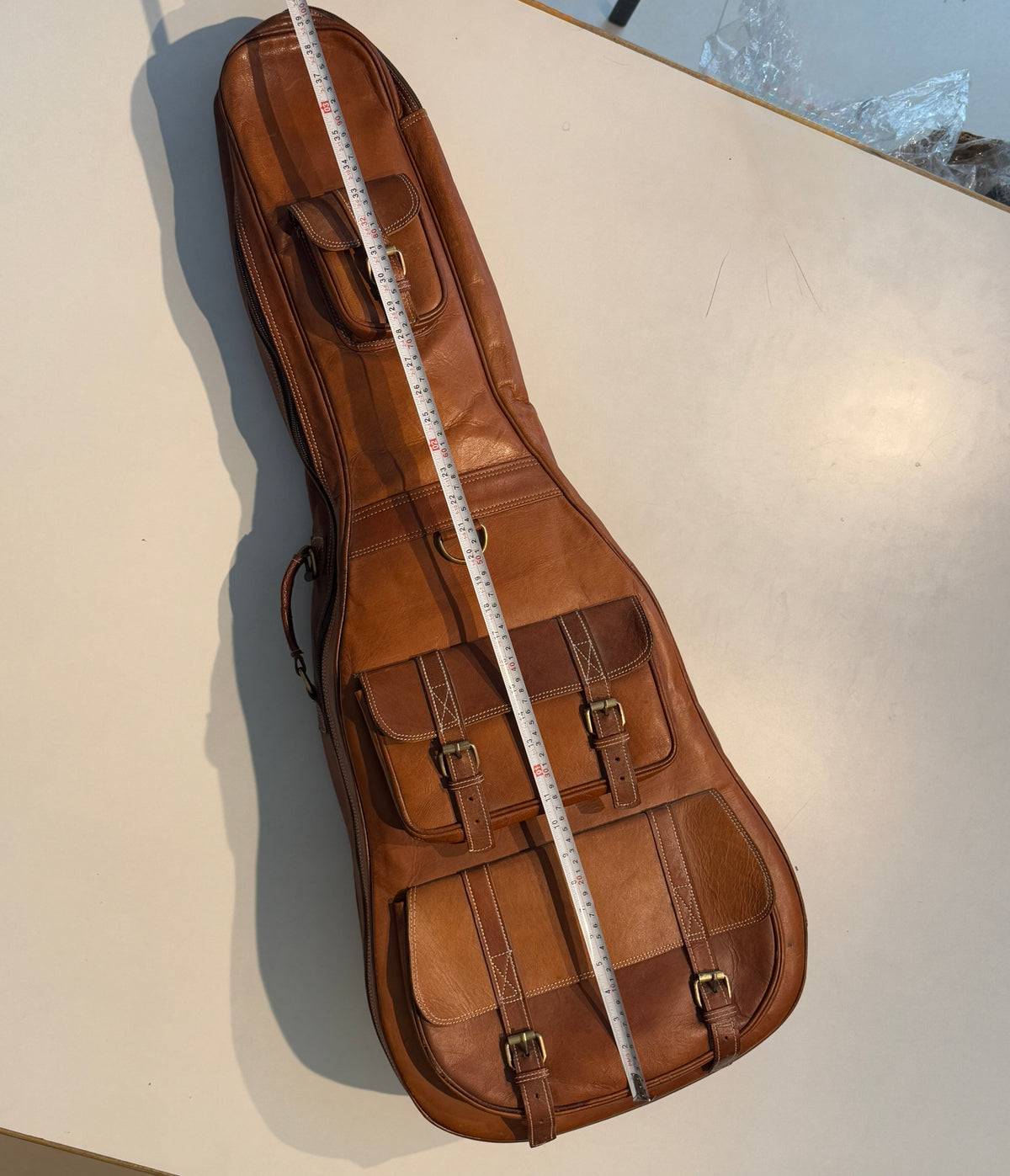 Classy Leather Bags Personalized Leather Guitar Case - AVBL MRKT (5)
