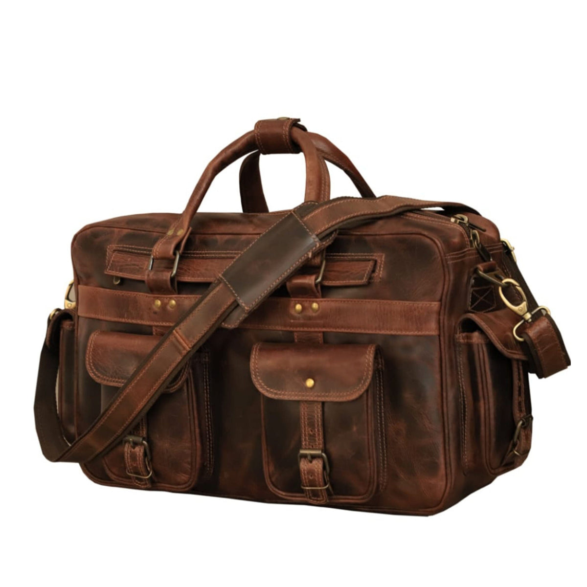 Classy Leather Bags Pilot Business Briefcase - AVBL MRKT (2)