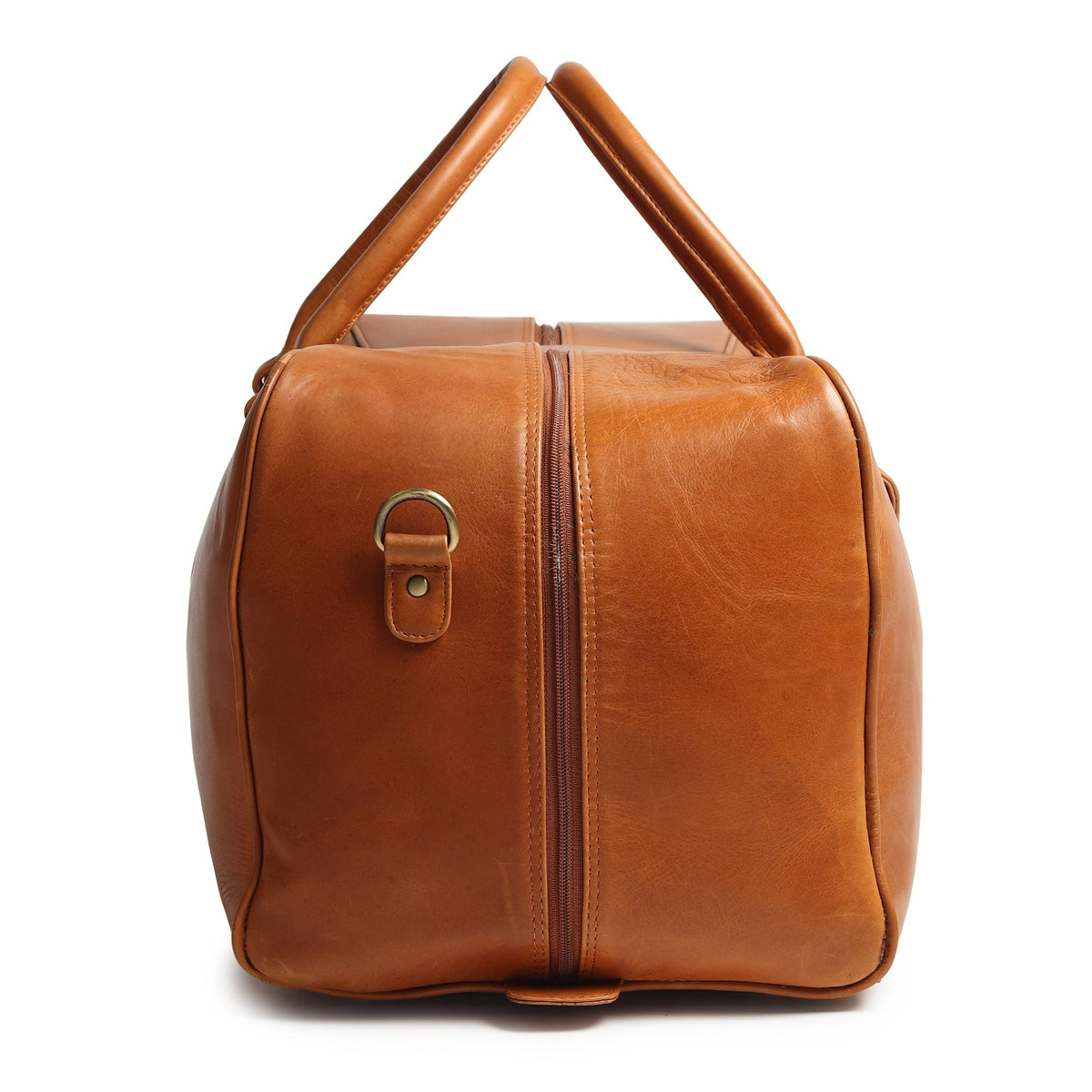 Classy Leather Bags Port Blair Leather Duffle Travel Bag - AVBL MRKT (10)