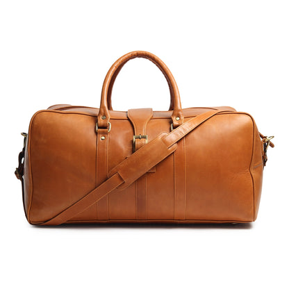 Classy Leather Bags Port Blair Leather Duffle Travel Bag - AVBL MRKT (2)