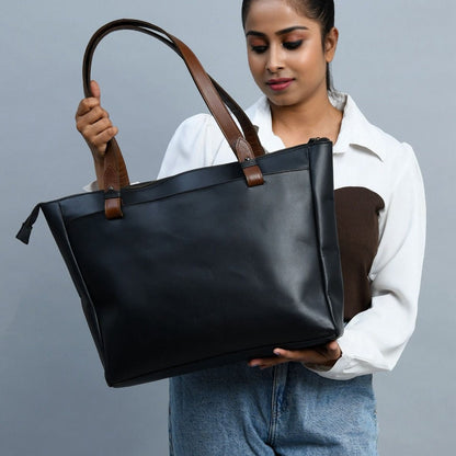 Classy Leather Bags Portland Leather Tote with Zipper - AVBL MRKT (13)