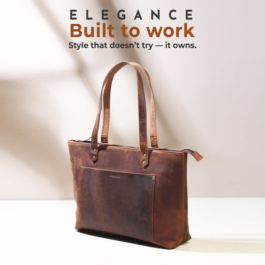 Classy Leather Bags Rachel Large Leather Tote - AVBL MRKT (1)