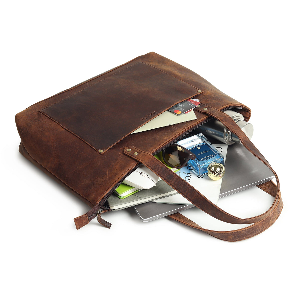 Classy Leather Bags Rachel Large Leather Tote - AVBL MRKT (4)