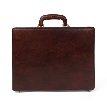 Classy Leather Bags Rich Brown Office Suitcase - AVBL MRKT (4)