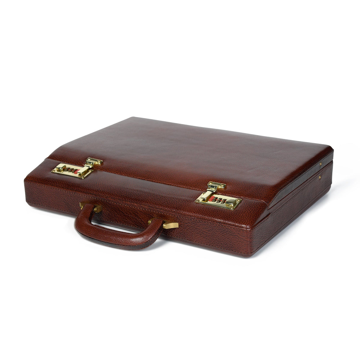 Classy Leather Bags Rich Brown Office Suitcase - AVBL MRKT (5)