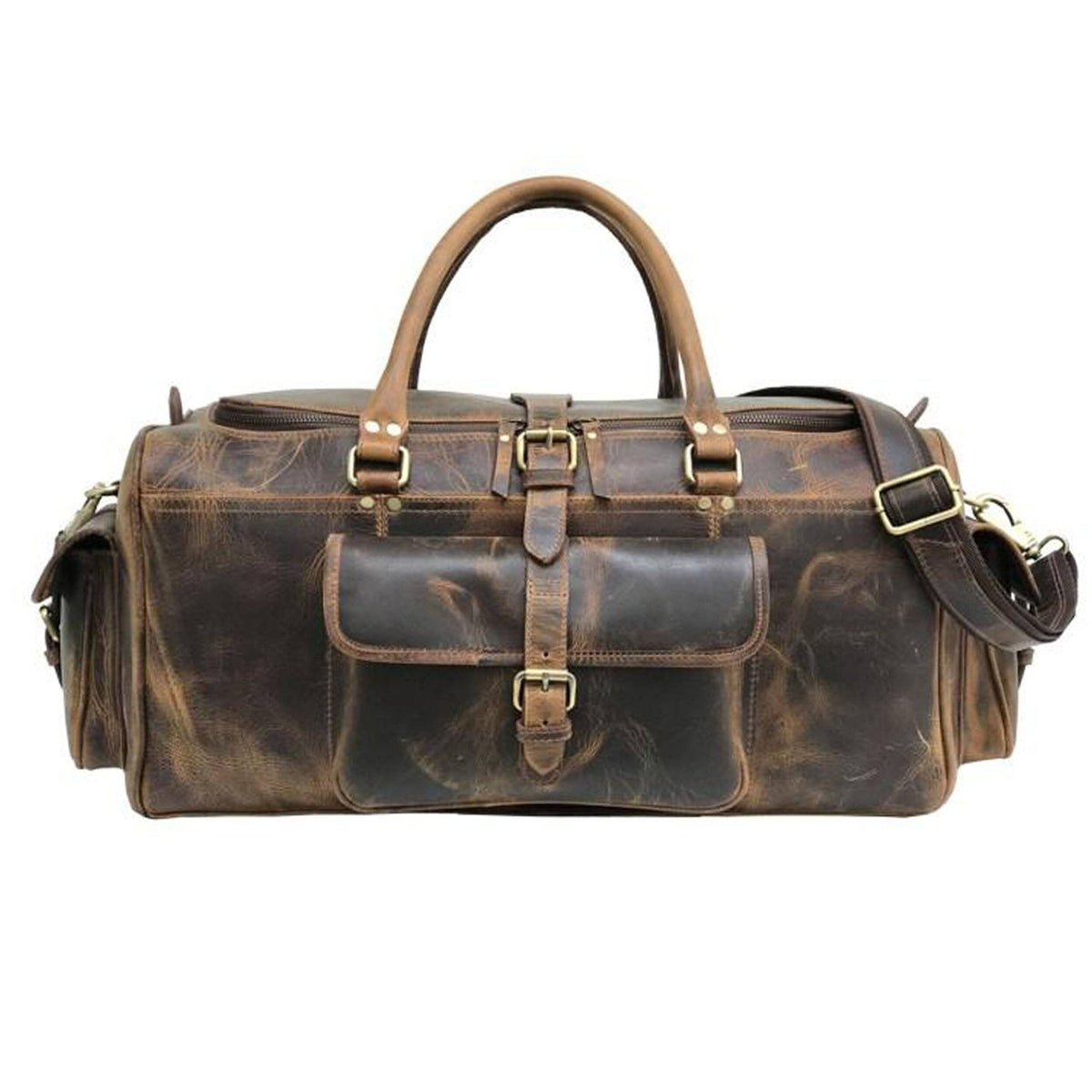 Classy Leather Bags Roosevelt Buffalo Weekender - AVBL MRKT (1)