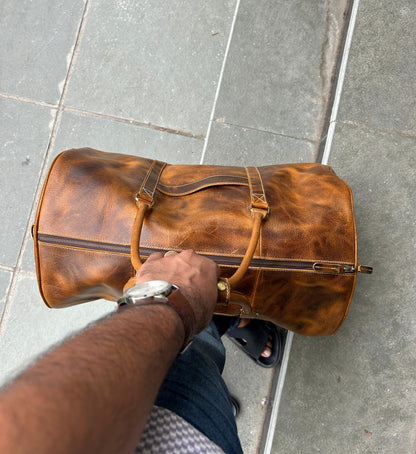 Classy Leather Bags Roosevelt Full Grain Buffalo Leather Duffle - AVBL MRKT (5)