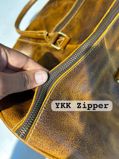 Classy Leather Bags Roosevelt Full Grain Buffalo Leather Duffle - AVBL MRKT (7)