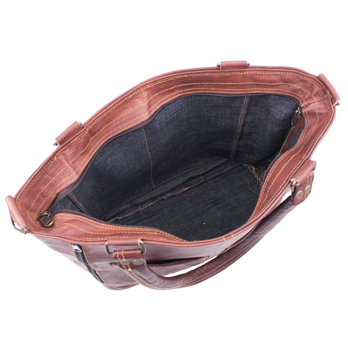 Classy Leather Bags Roswell Tote Bag - AVBL MRKT (4)