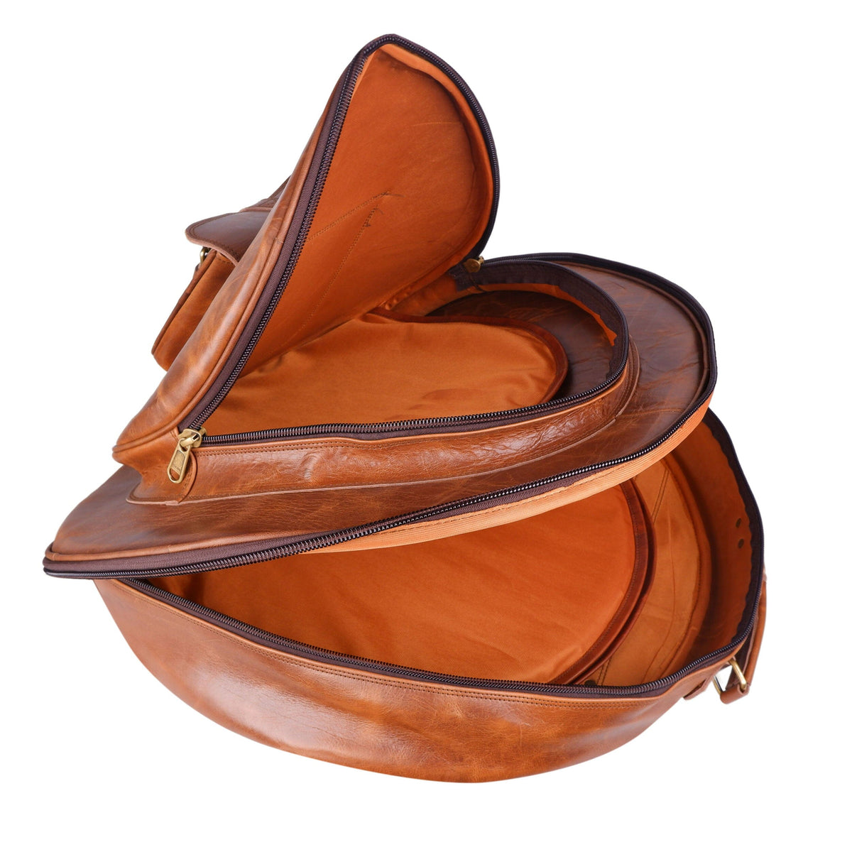 Classy Leather Bags Rustic Buffalo Cymbal Case - AVBL MRKT (5)