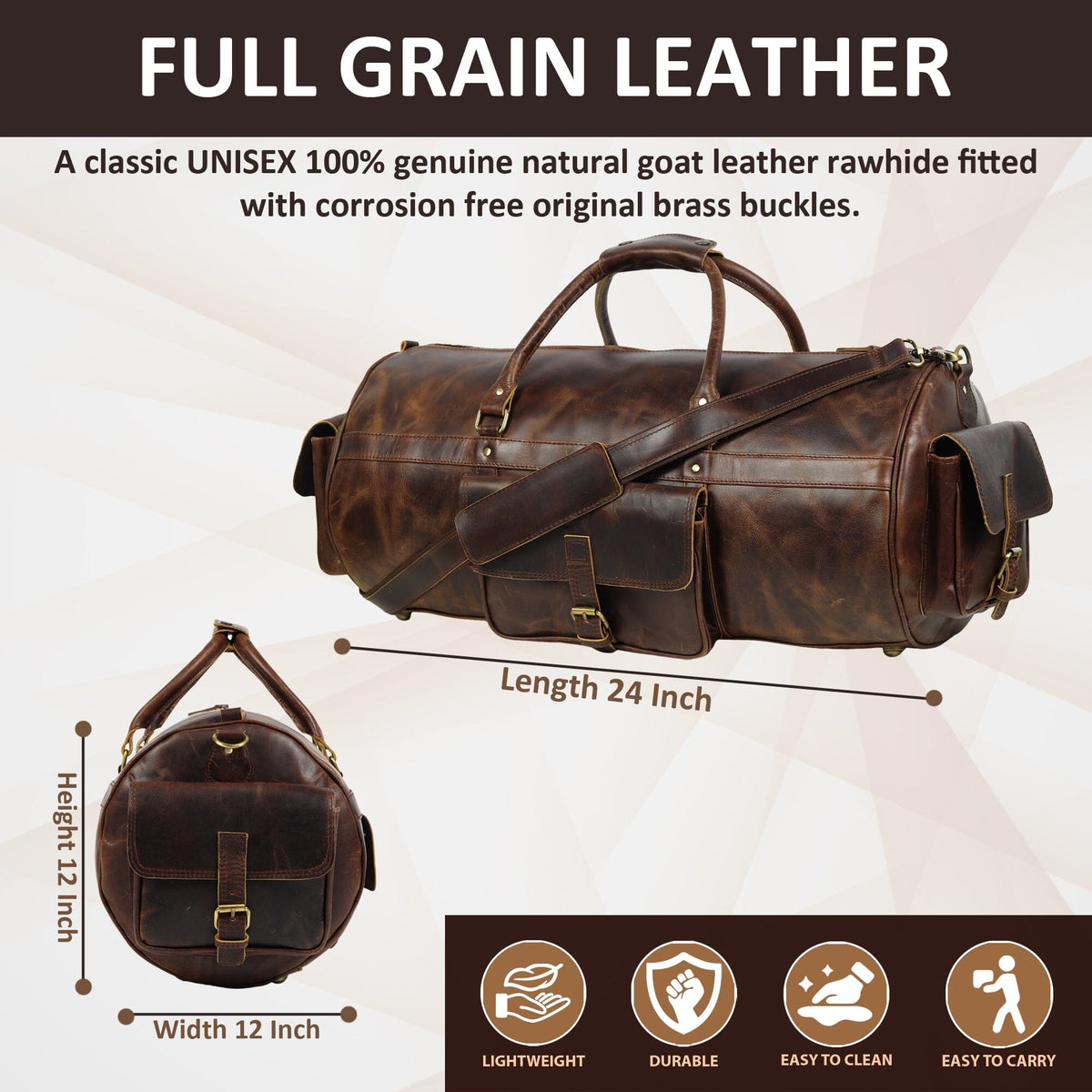 Classy Leather Bags Safari Buffalo Traveller - AVBL MRKT (10)