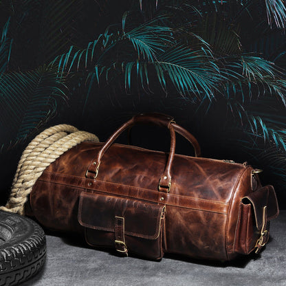 Classy Leather Bags Safari Buffalo Traveller - AVBL MRKT (3)