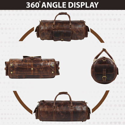 Classy Leather Bags Safari Buffalo Traveller - AVBL MRKT (5)