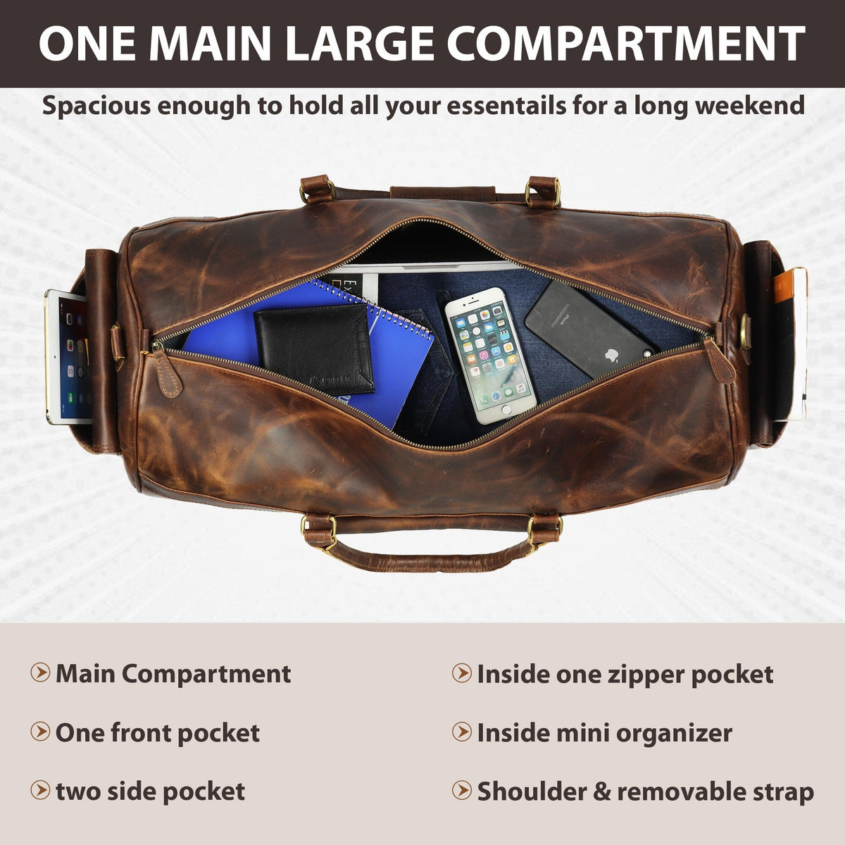 Classy Leather Bags Safari Buffalo Traveller - AVBL MRKT (6)