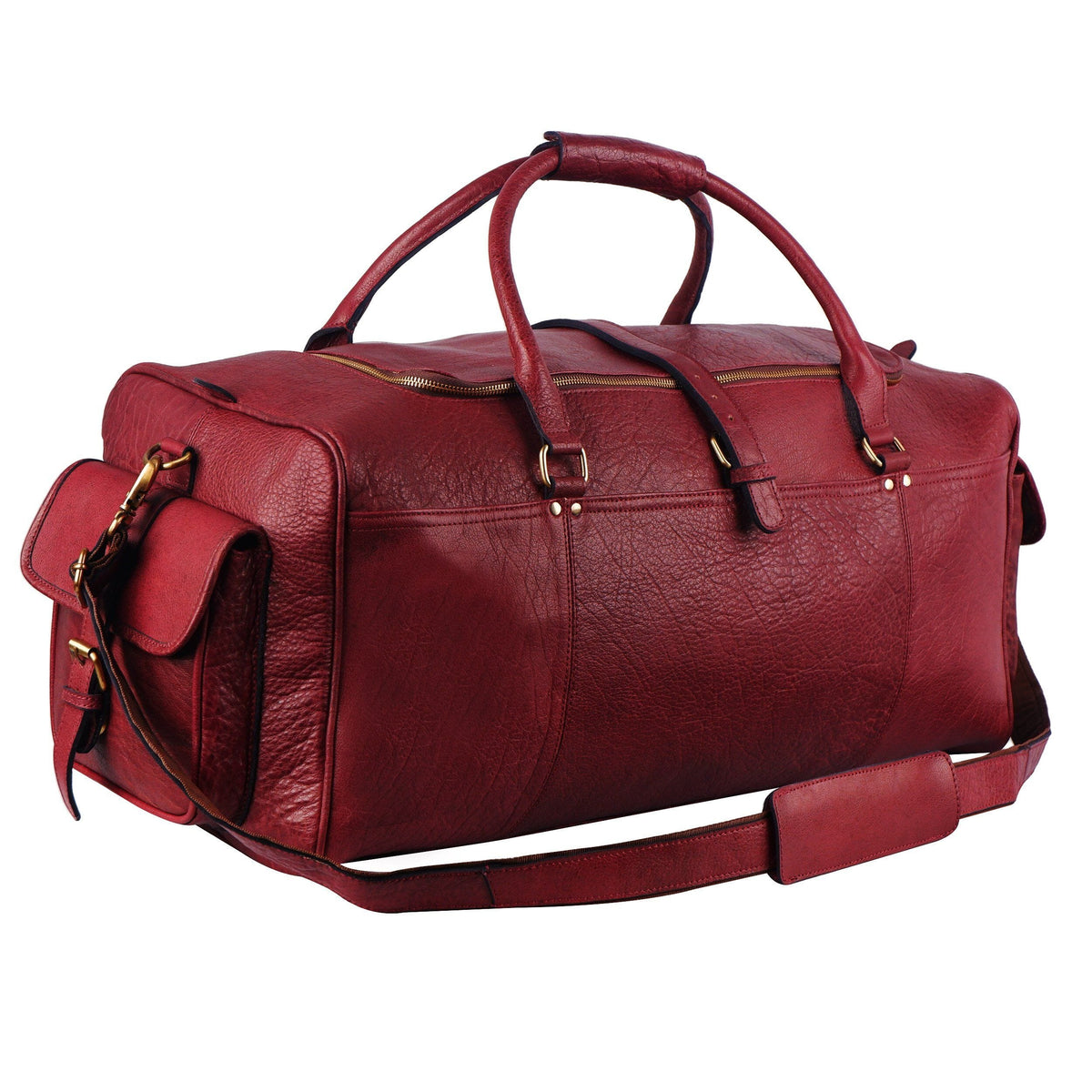 Classy Leather Bags Scarlet Big Duffel - AVBL MRKT (1)