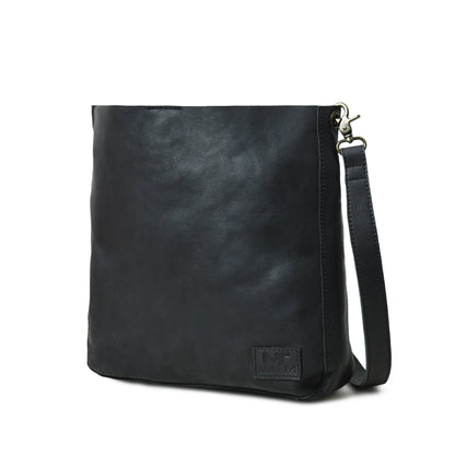 Classy Leather Bags Serenity Everyday Crossbody Sling, Black - AVBL MRKT (1)