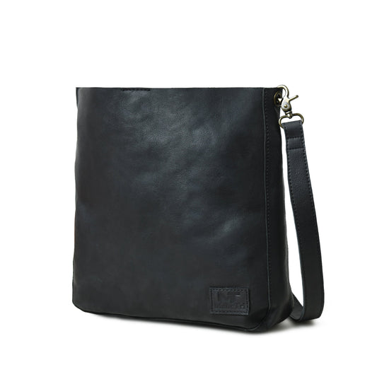 Classy Leather Bags Serenity Everyday Crossbody Sling, Black - AVBL MRKT (1)