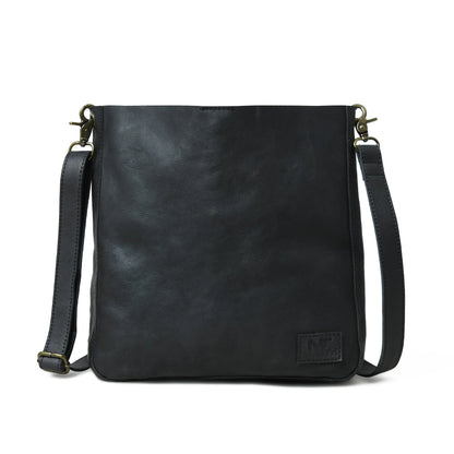 Classy Leather Bags Serenity Everyday Crossbody Sling, Black - AVBL MRKT (3)